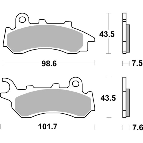 pastillas de freno moto brembo genuinas 07118