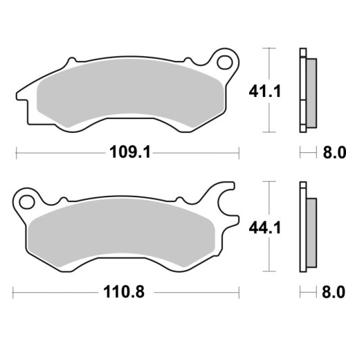 pastillas de freno moto brembo genuinas 07119