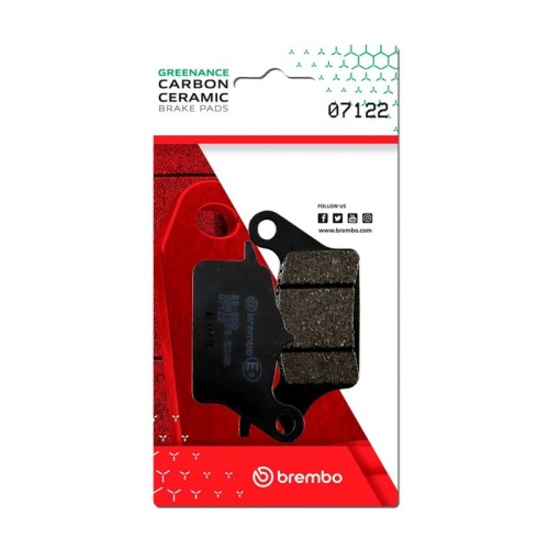 pastillas de freno moto brembo 07122 delanteras carbono ceramico