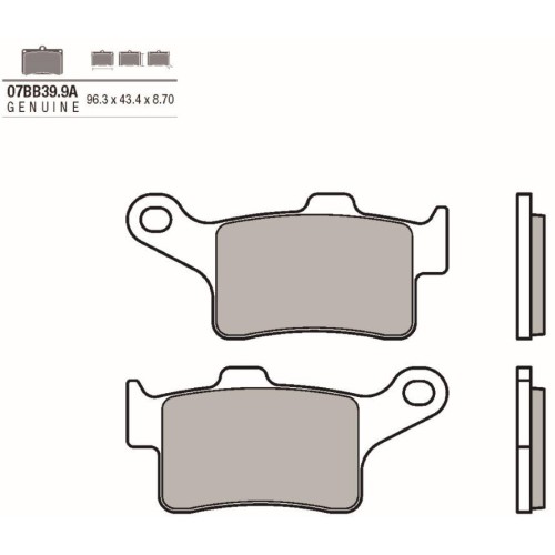 pastillas de freno moto brembo genuinas 07bb399a