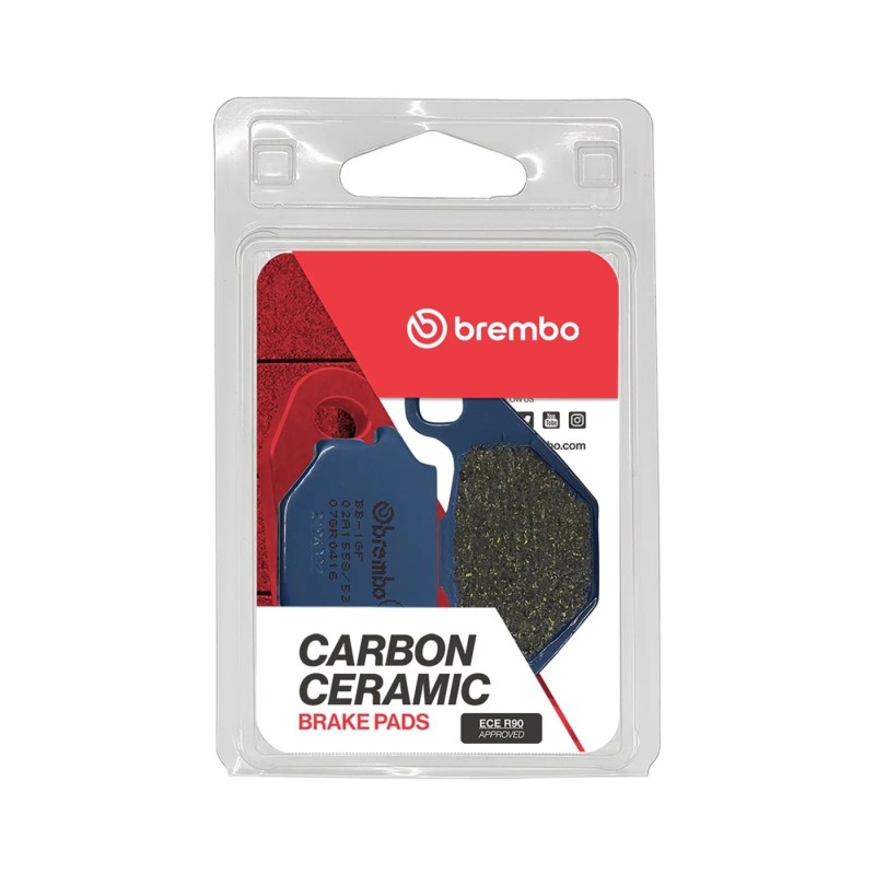 pastillas de freno moto brembo 07gr0416 tipo cc carbono ceramico