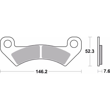 pastillas de freno moto brembo sinterizadas 07gr85sd
