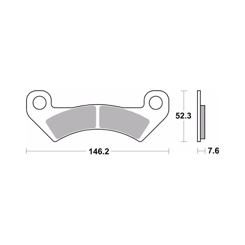 pastillas de freno moto brembo sinterizadas 07gr85sd