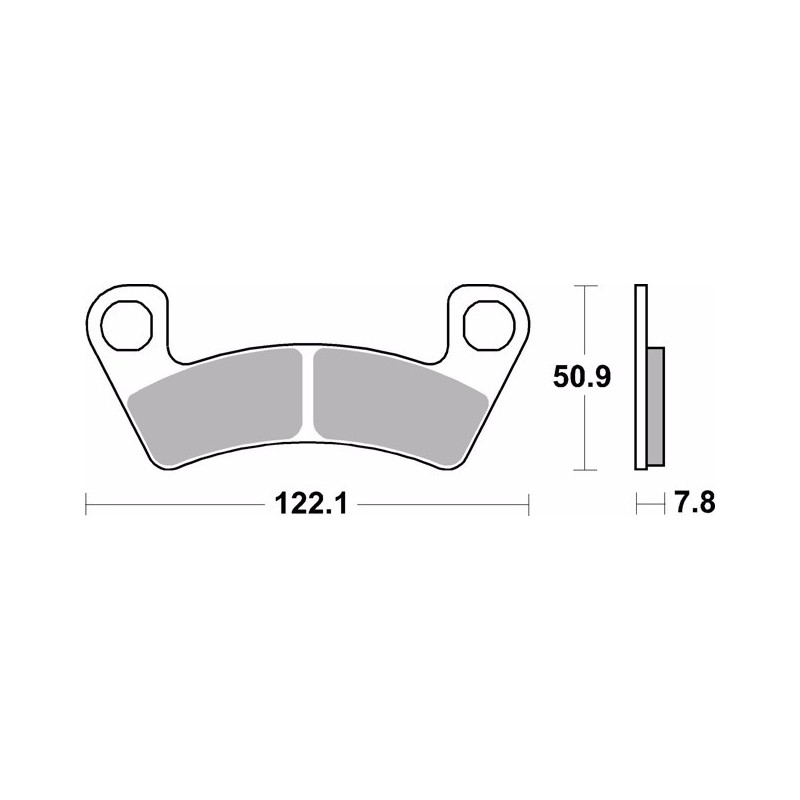 pastillas de freno moto brembo sinterizadas 07gr87sd