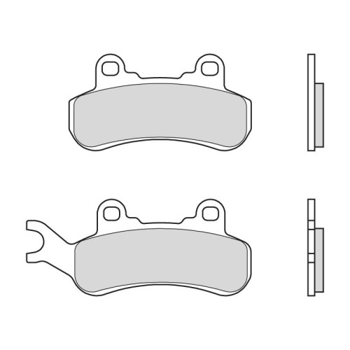 pastillas de freno moto brembo sinterizadas 07gr92sx