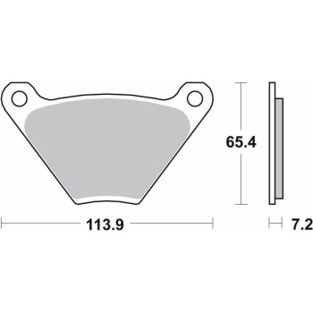pastillas de freno moto brembo genuinas 07hd0105 2