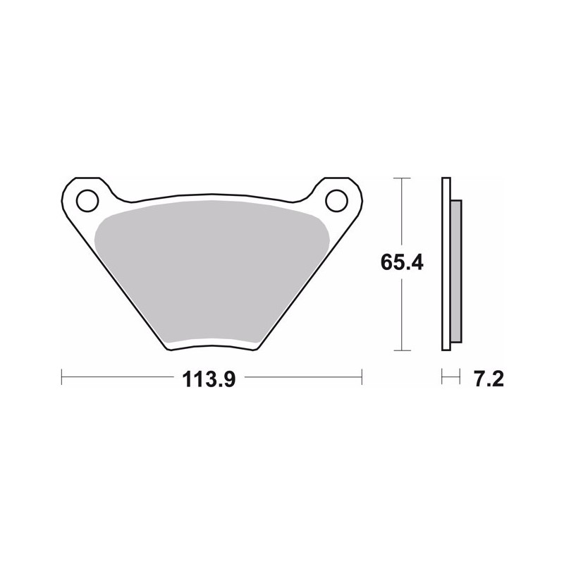 pastillas de freno moto brembo genuinas 07hd0105