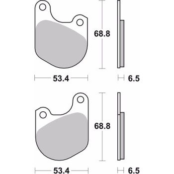 pastillas de freno moto brembo genuinas 07hd0202 2