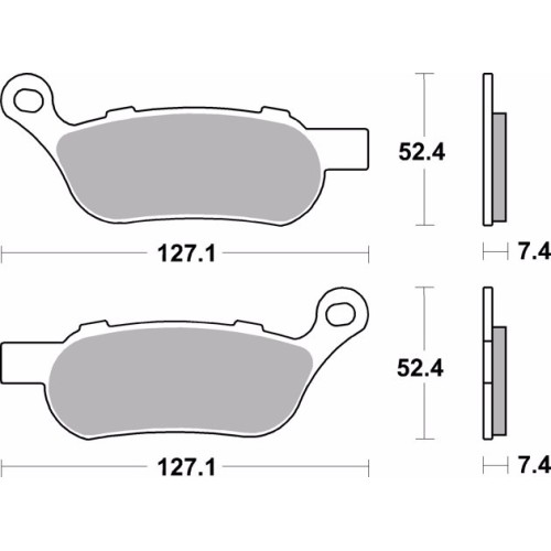 pastillas de freno moto brembo sinterizadas 07hd07sp
