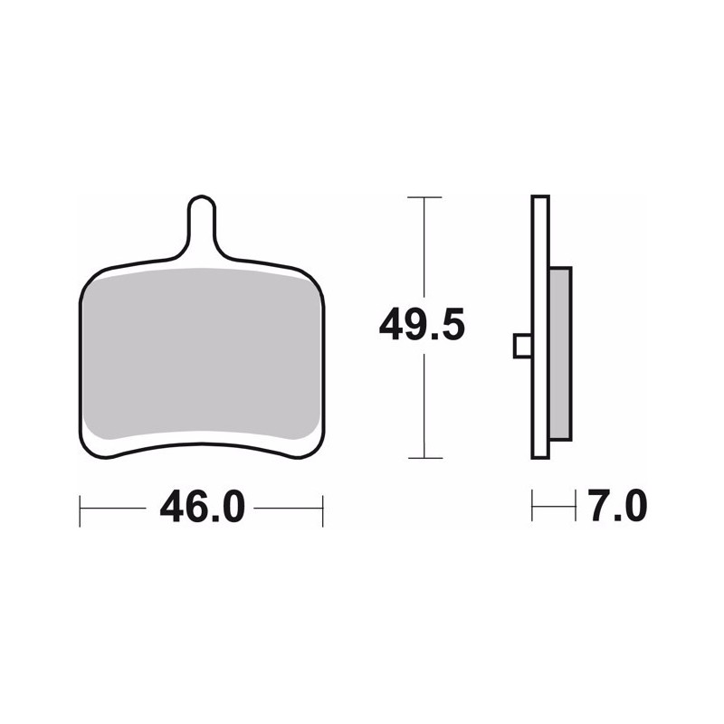 pastillas de freno moto brembo sinterizadas 07hd08sp