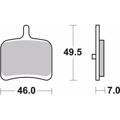 pastillas de freno moto brembo sinterizadas 07hd08sp