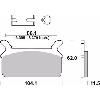 pastillas de freno moto brembo genuinas 07hd0910 2