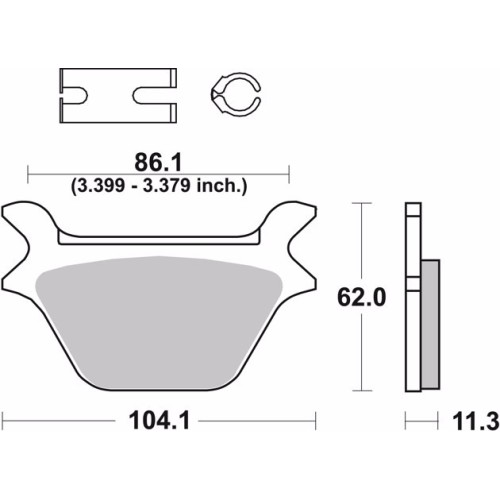pastillas de freno moto brembo genuinas 07hd1011