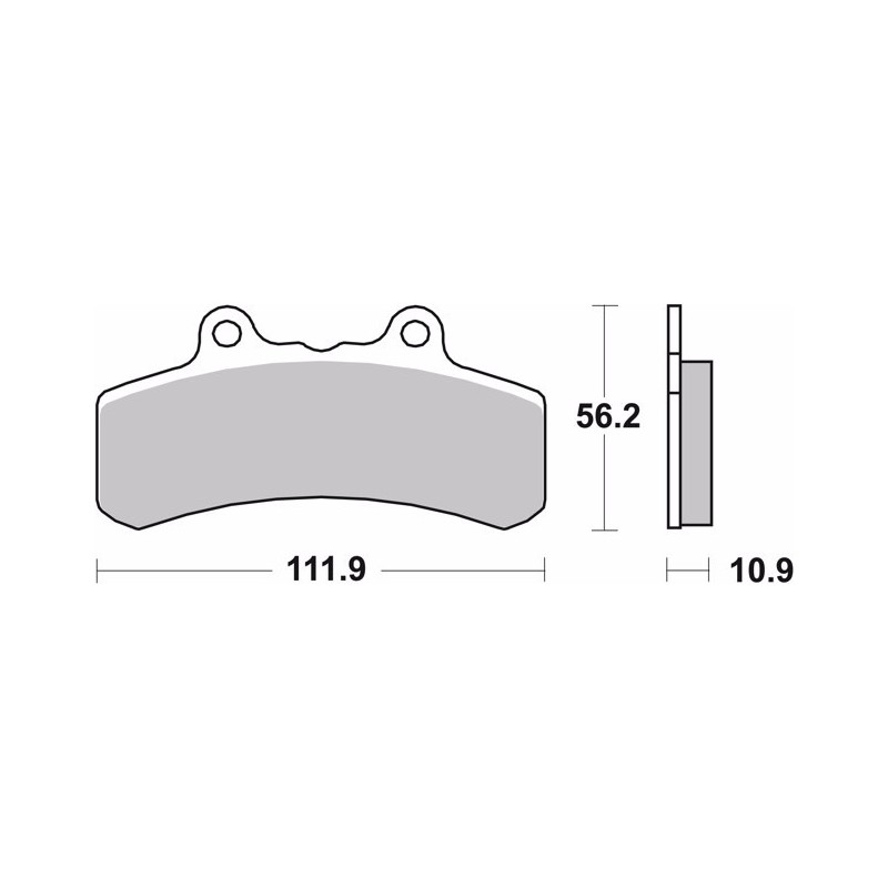 pastillas de freno moto brembo genuinas 07hd1109