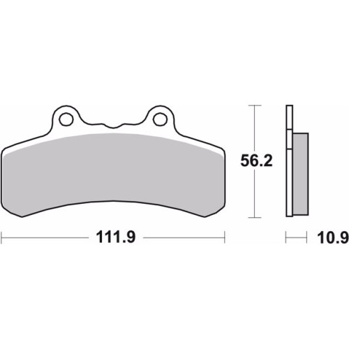 pastillas de freno moto brembo genuinas 07hd1109