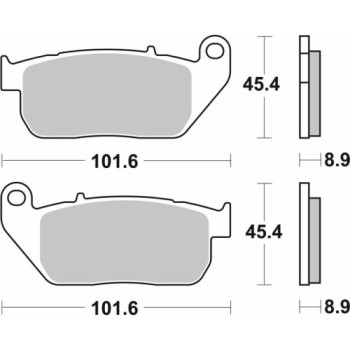 pastillas de freno moto brembo sinterizadas 07hd13sa 2