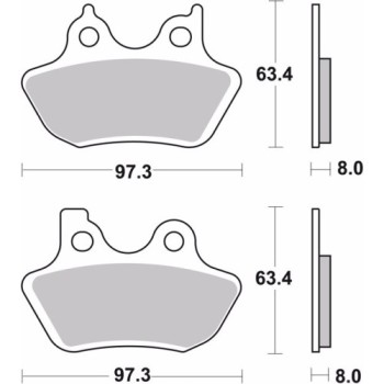 pastillas de freno moto brembo organicas 07hd16cc 2
