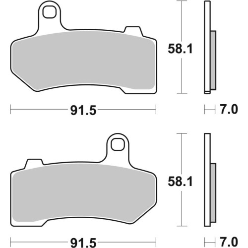pastillas de freno sinterizadas brembo 07hd17sa