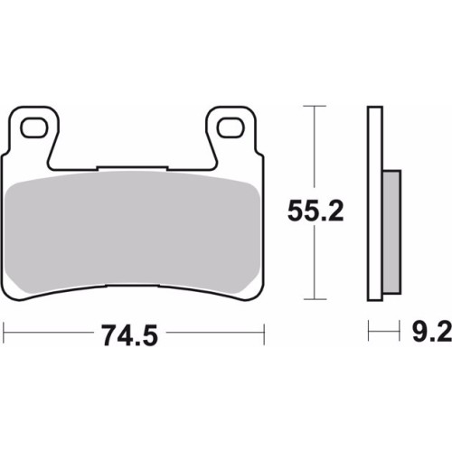 pastillas de freno moto brembo sinterizadas 07hd20sa