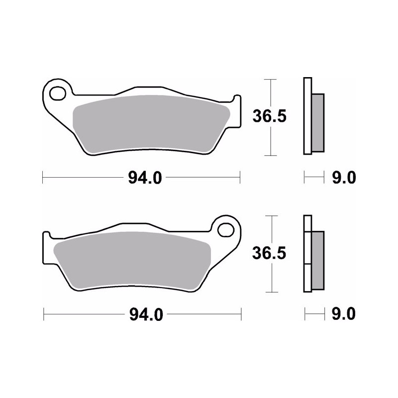 pastillas de freno moto brembo sinterizadas 07hd21sp
