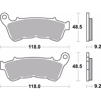 pastillas de freno moto brembo sinterizadas 07hd22sa 2
