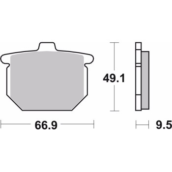 pastillas de freno moto brembo genuinas 07ho0307 2