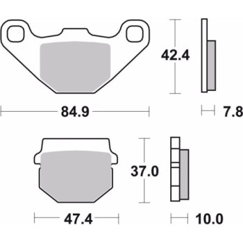 pastillas de freno moto brembo genuinas 07ho1118 2