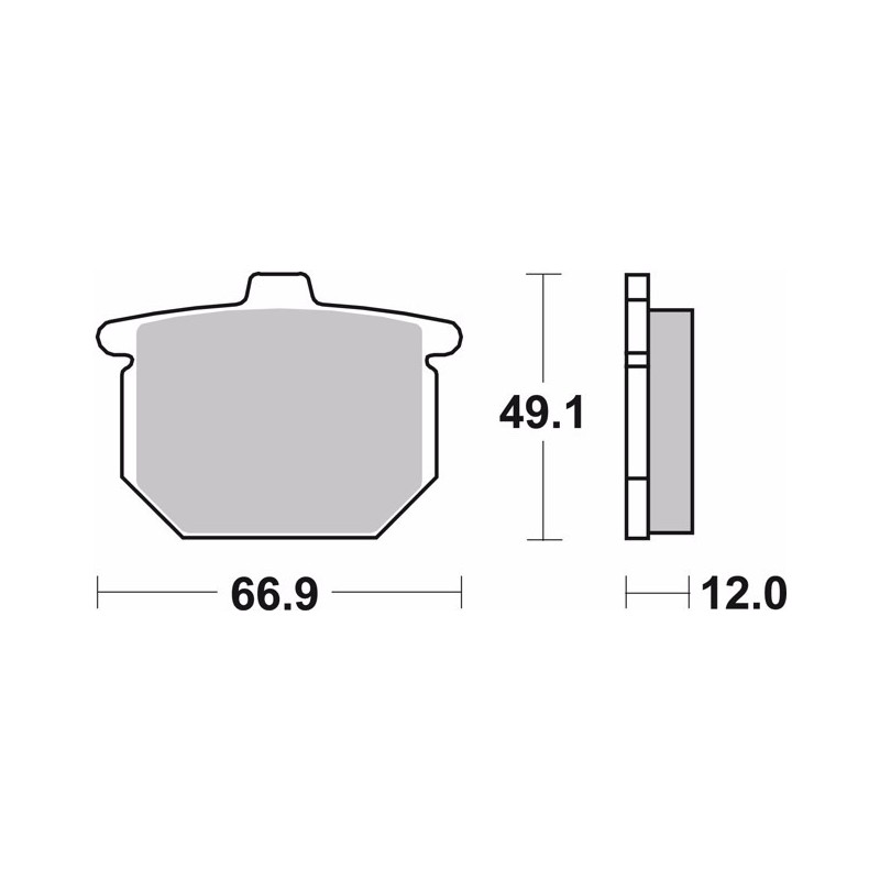 pastillas de freno moto brembo genuinas 07ho1212