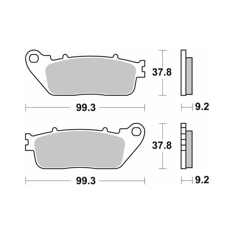 pastillas de freno moto brembo sinterizadas 07ho13sp