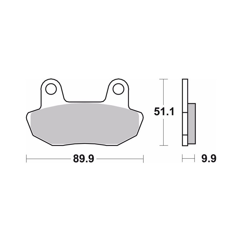 pastillas de freno moto brembo genuinas 07ho1609