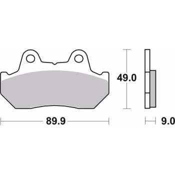 pastillas de freno moto brembo genuinas 07ho1807 2