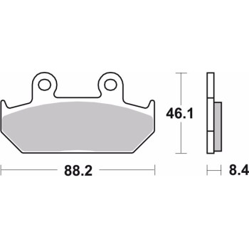 pastillas de freno moto brembo genuinas 07ho2307 2