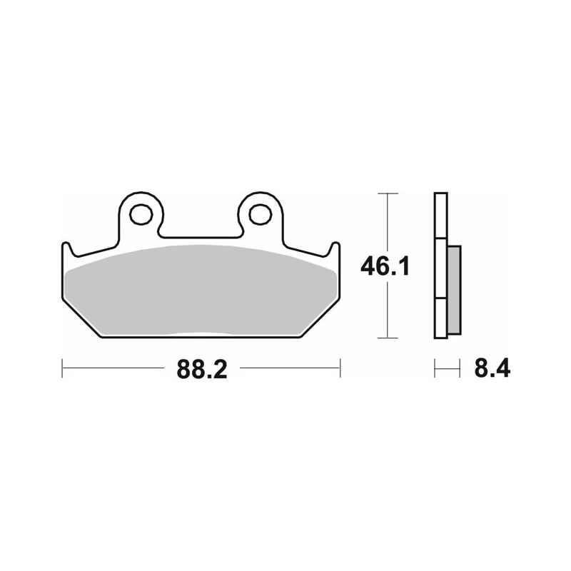 pastillas de freno moto brembo genuinas 07ho2307