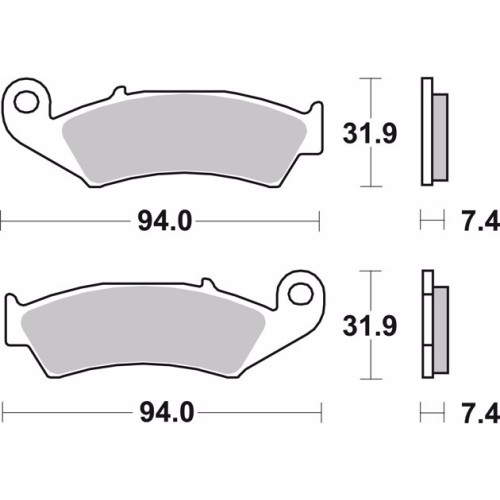 pastillas de freno moto brembo genuinas 07ho2506