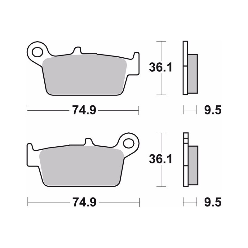 pastillas de freno moto brembo sinterizadas 07ho26sd