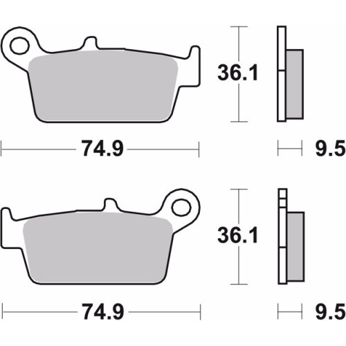 pastillas de freno moto brembo sinterizadas 07ho26sd