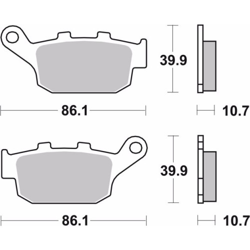 pastillas de freno moto brembo sinterizadas 07ho27sp
