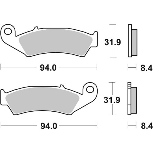 pastillas de freno moto brembo genuinas 07ho2911