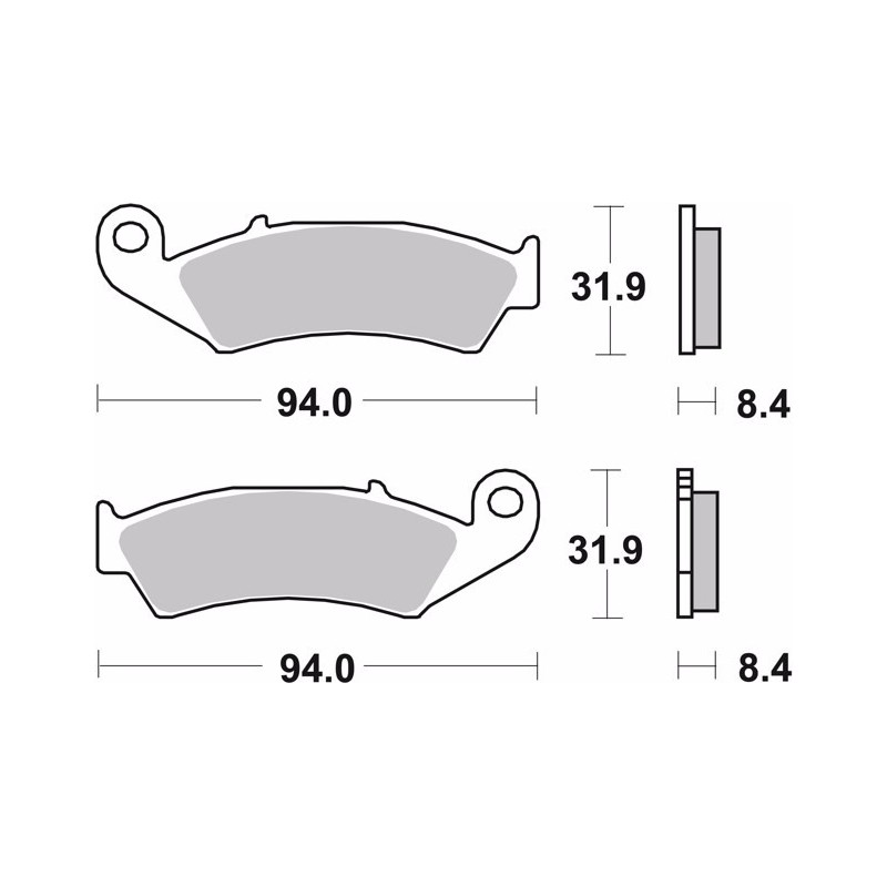 pastillas de freno moto brembo sinterizadas 07ho29sp