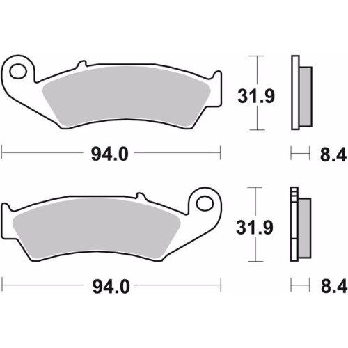 pastillas de freno moto brembo sinterizadas 07ho29sp
