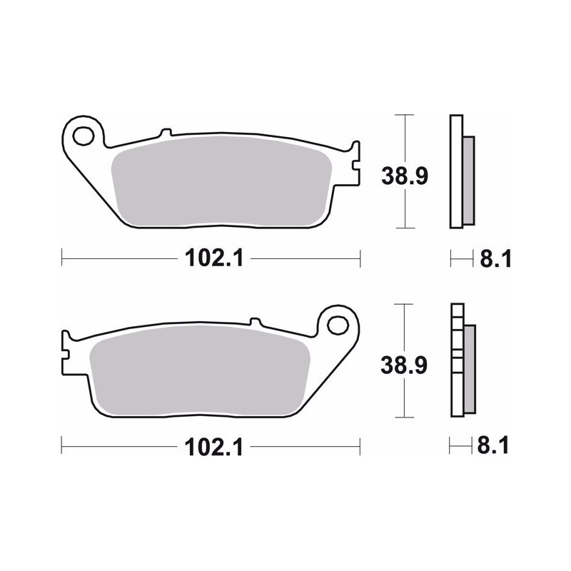 pastillas de freno moto brembo sinterizadas 07ho30sa