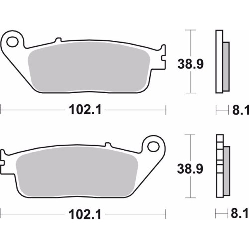 pastillas de freno moto brembo sinterizadas 07ho30sr