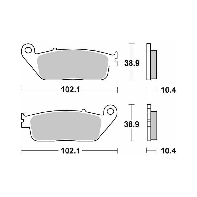 pastillas de freno moto brembo sinterizadas 07ho34sp