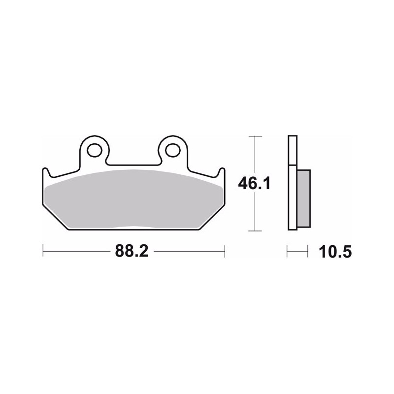 pastillas de freno moto brembo genuinas 07ho3509