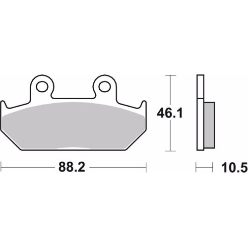 pastillas de freno moto brembo genuinas 07ho3509