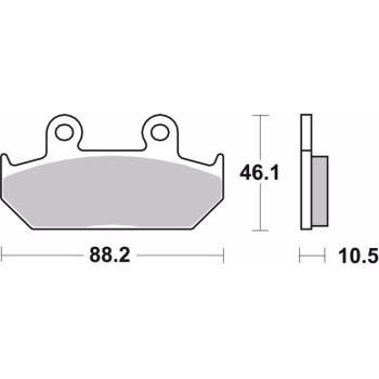 pastillas de freno moto brembo sinterizadas 07ho35sa 2