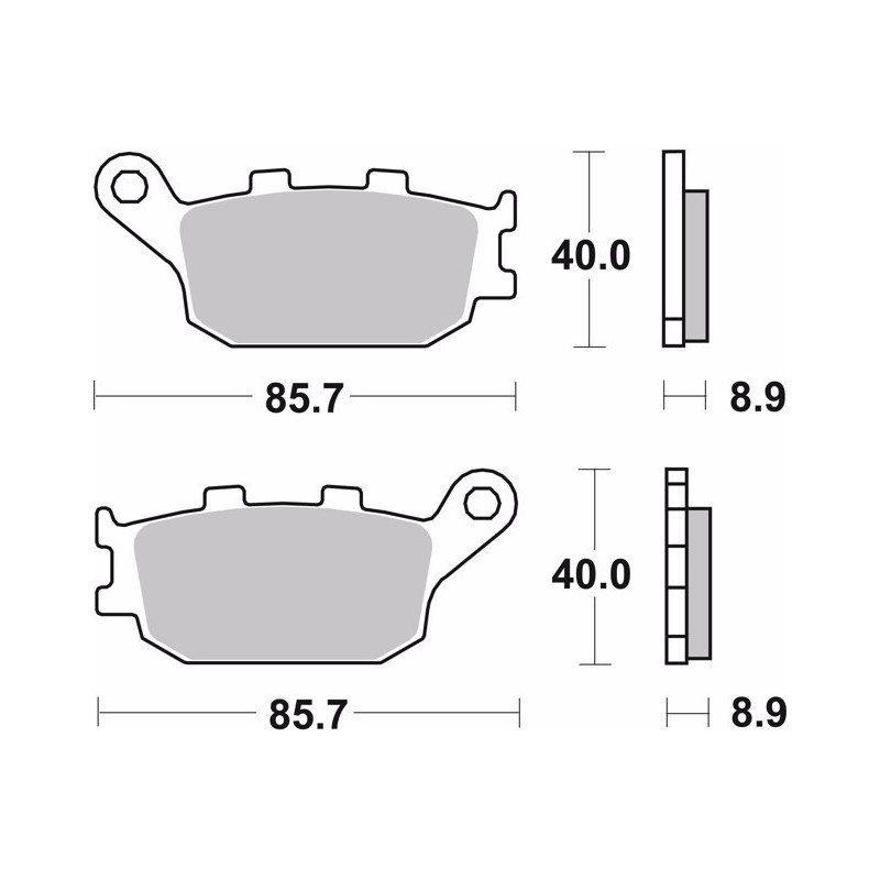 pastillas de freno moto brembo sinterizadas 07ho36sp