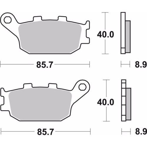 pastillas de freno moto brembo sinterizadas 07ho36sp