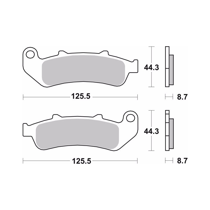 pastillas de freno moto brembo genuinas 07ho3907