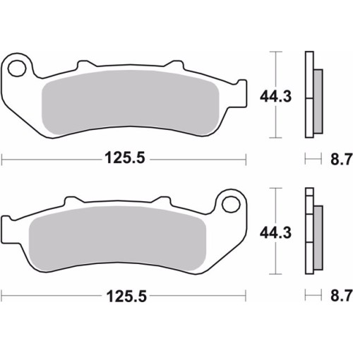 pastillas de freno moto brembo genuinas 07ho3907